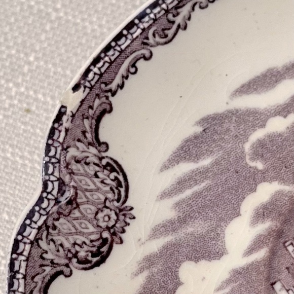 Old Britain Castles Lavender by Johnson Brothers Set of 6 Saucers Plates 5-3/4” - Picture 8 of 10